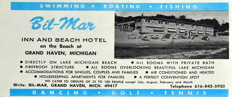 Bil-Mar Beach Hotel (Hyland Gardens Pavilion) - Old Flyer For Hotel (newer photo)